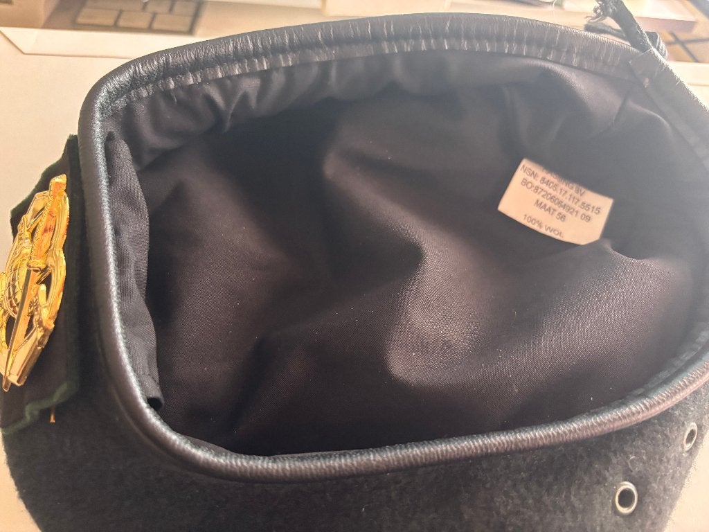 Hassing KCT baret tussen model maat 56, Verzenden, Landmacht, Nederland, Kleding of Schoenen