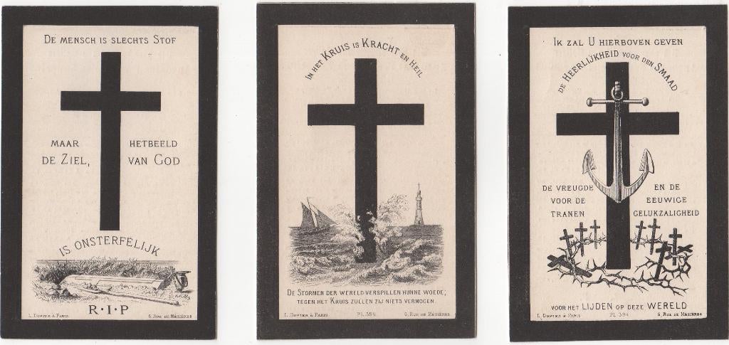 Antonius F.X. Goossens 1843 Zuiddorpe + 1900 Zuiddorpe, 56 j, Verzenden