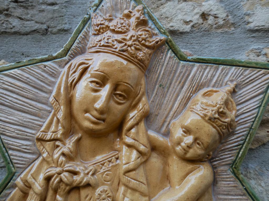 Gevelsteen plaquette Sterre Der Zee Maastricht Russel Tiglia, Antiek en Kunst, Antiek | Religie, Ophalen of Verzenden