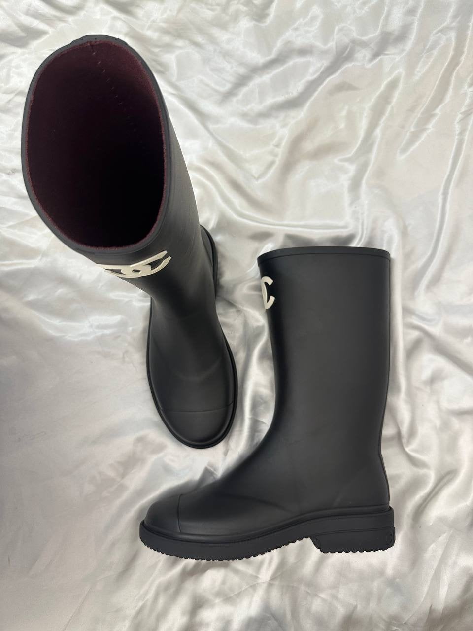 Leren regenlaarzen maat 39, Kleding | Dames, Schoenen, Ophalen of Verzenden, Zo goed als nieuw, Zwart, Regenlaarzen