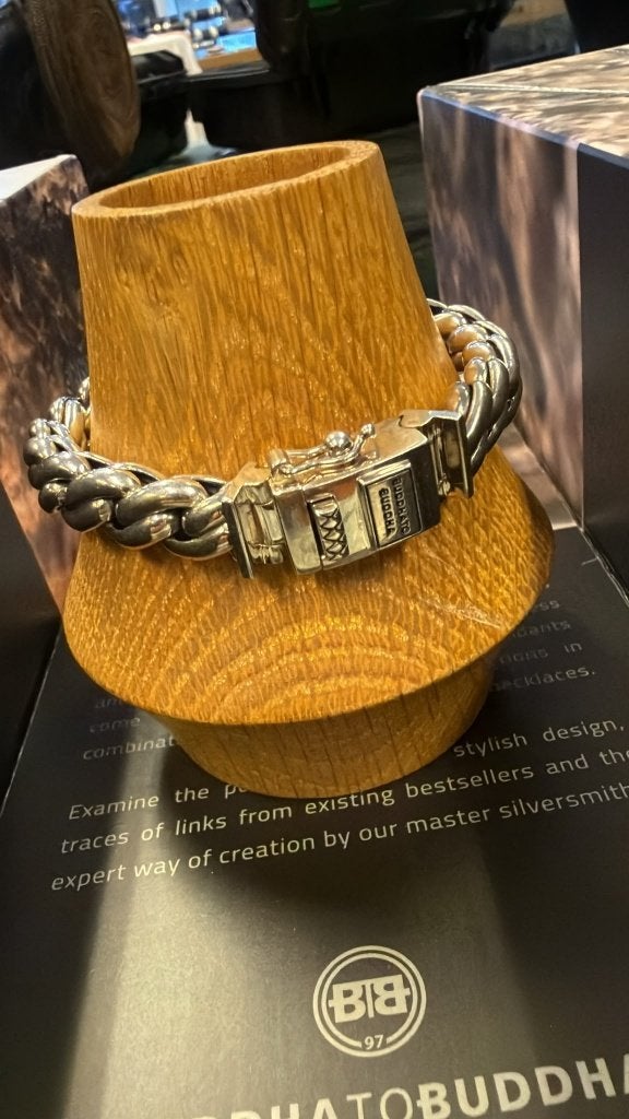 BUDDHA TO BUDDHA ARMBAND TYPE 229 F CARMEN MEDIUM € 349,95, Ophalen of Verzenden, Zo goed als nieuw, Zilver, Zilver