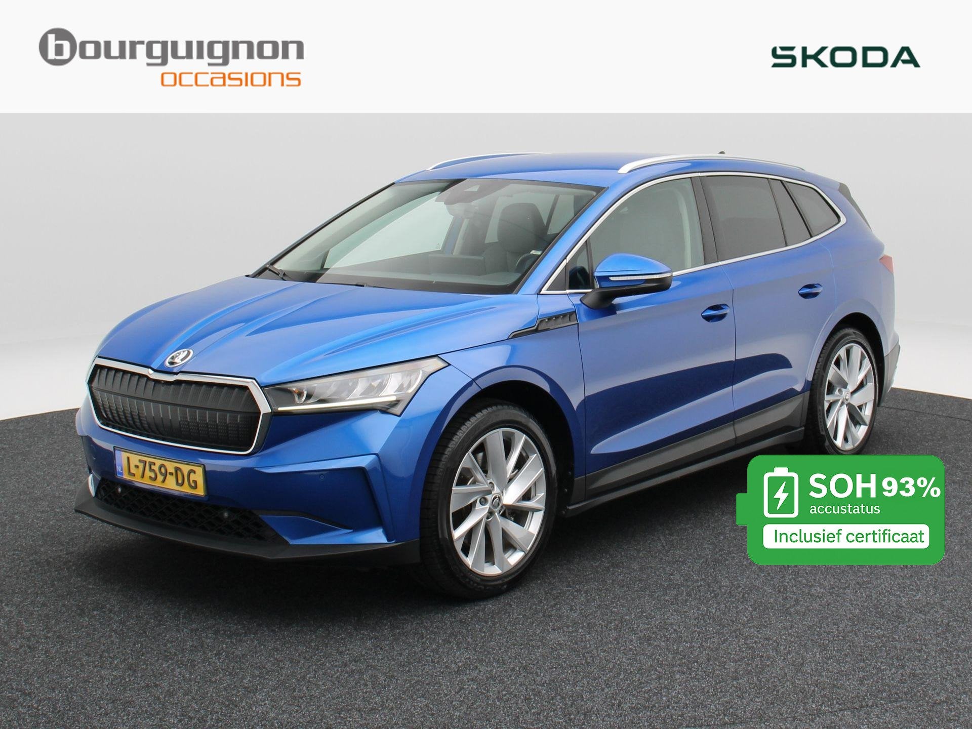Skoda Enyaq iV 80 204 Pk | Stoel/Stuurverwarming | Trekhaak, Auto's, Skoda, Automaat, Achterwielaandrijving, Gebruikt, 80 kWh