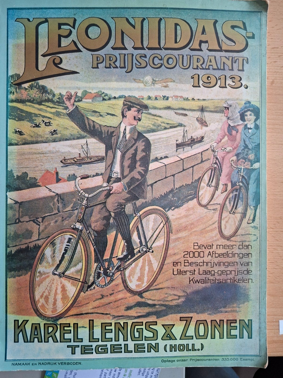 Leonidas prijscourant 1913 Tegelen, Ophalen of Verzenden, Gelezen