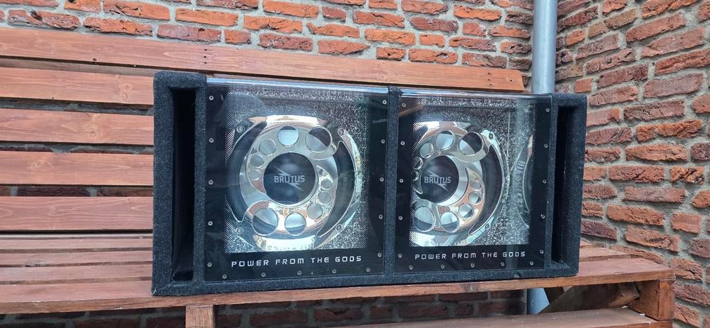 Hifonics Brutus Subwoofer Kist - Dubbele 12 inch Woofers, Ophalen of Verzenden, Gebruikt
