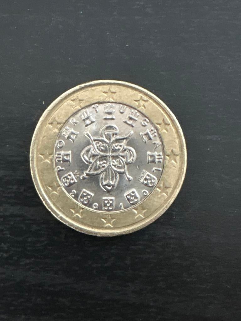 Zeldzame Portugese 1 Euro munt, Postzegels en Munten, Munten | Europa | Euromunten, Ophalen, Portugal, 1 euro, Losse munt