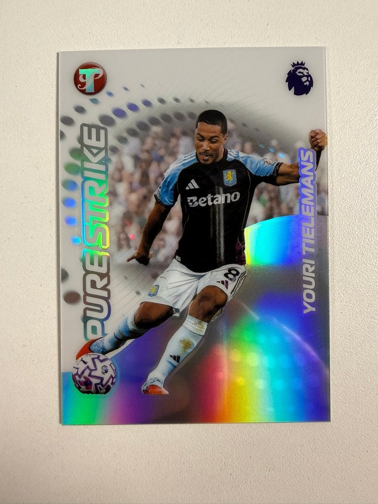 Youri Tielemans Pure Strike Pristine Premier League 2025-26, Ophalen of Verzenden, Nieuw, Buitenlandse clubs, Poster, Plaatje of Sticker