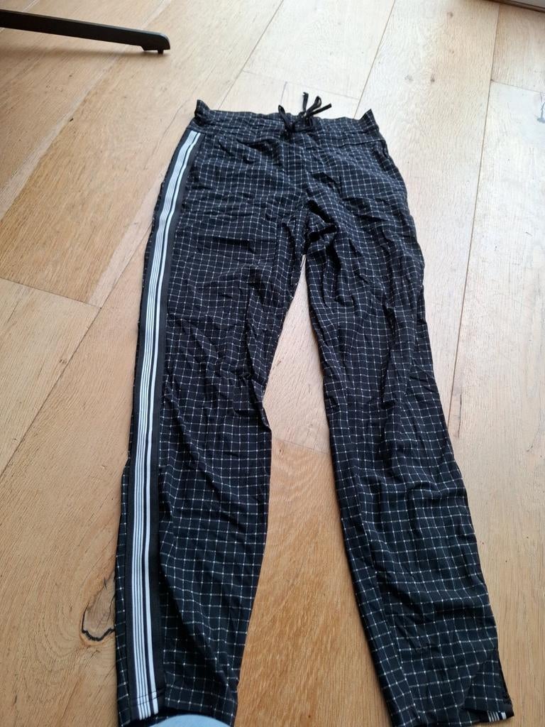 Studio Anneloes Zwarte Geruite Broek Maat S, Kleding | Dames, Broeken en Pantalons, Studio Anneloes, Zwart, Ophalen of Verzenden