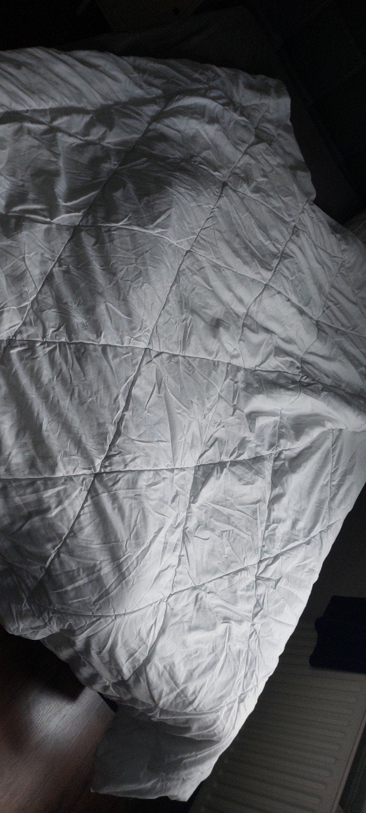 dekbed 220x200 inclusief 4 overtrekken, Gebruikt, Wit, Tweepersoons, Ophalen of Verzenden