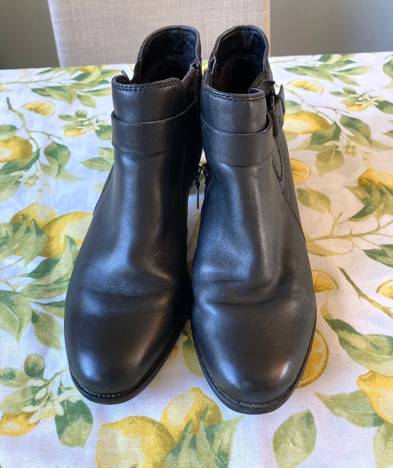 ** Zwarte enkellaarsjes - merk Medicus - mt 6,5  - izgs, Kleding | Dames, Medicus, Zwart, Lage of Enkellaarzen, Ophalen of Verzenden