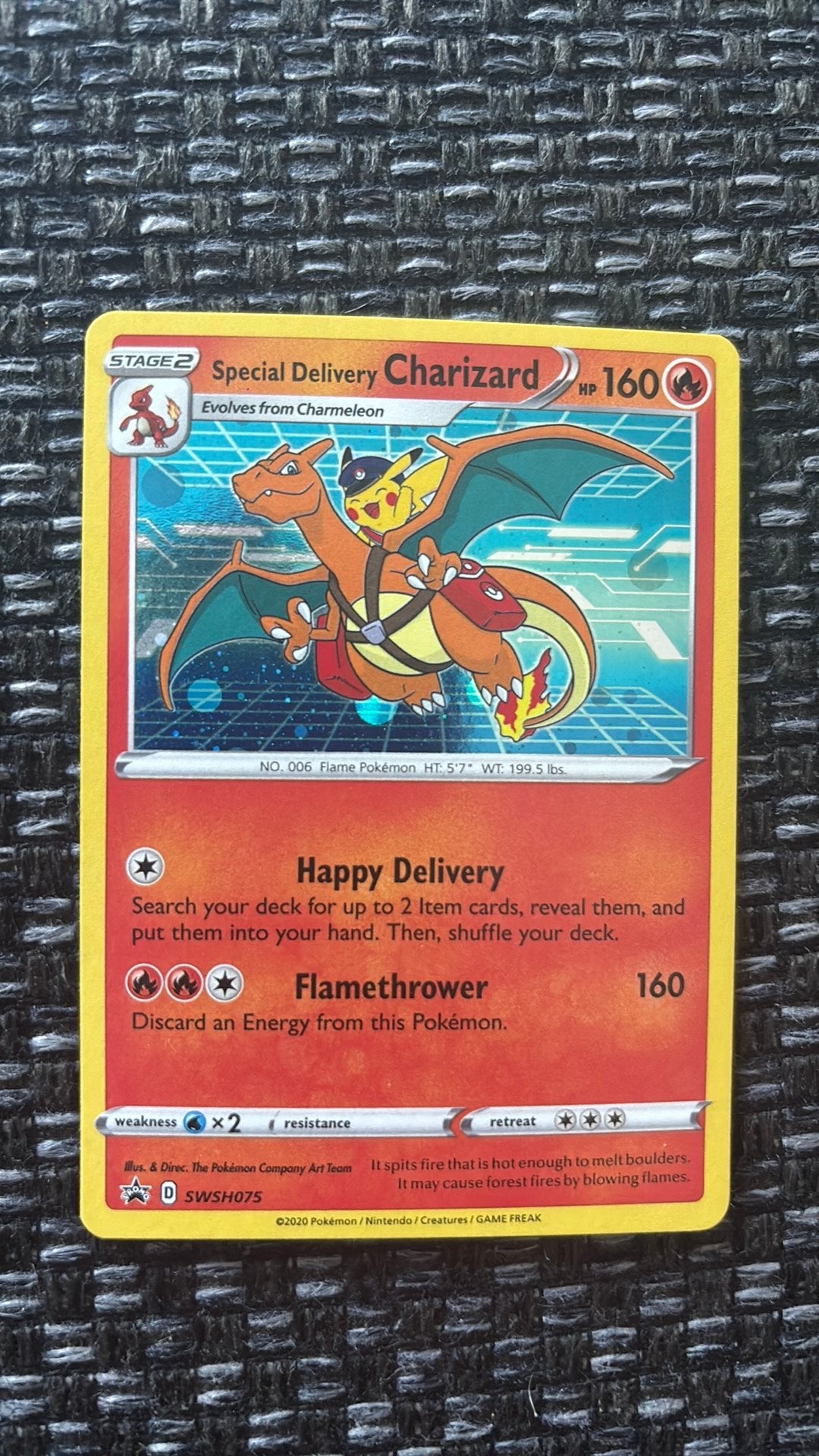 Special Delivery Charizard SWSH075 promo, Verzenden, Nieuw
