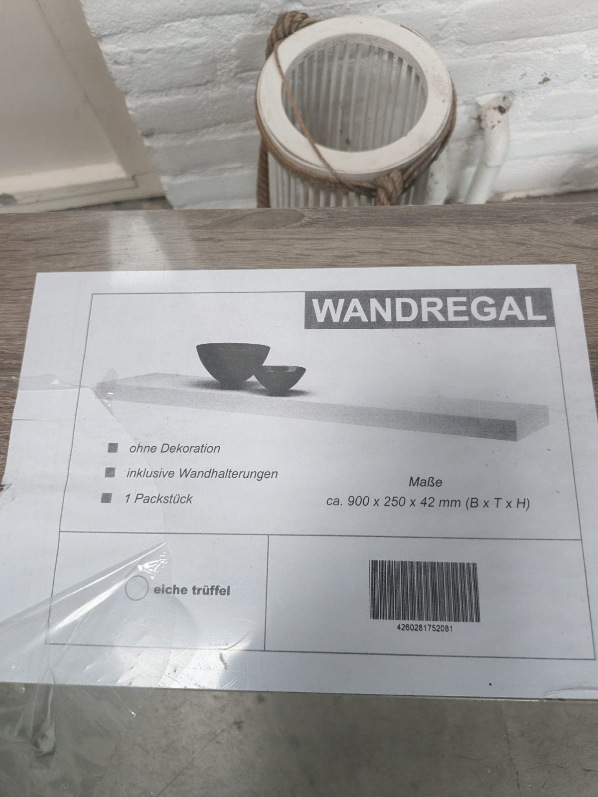 wandplank  900x250x42 mm, Ophalen, Nieuw, 50 tot 100 cm, Minder dan 100 cm