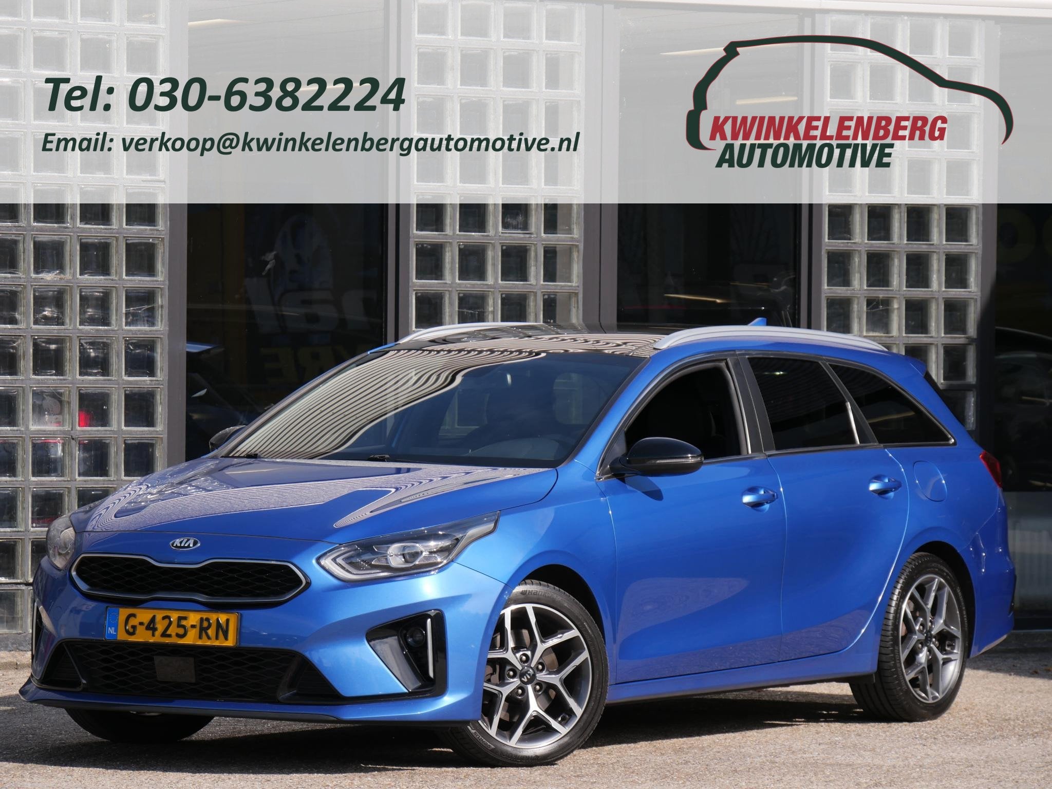 Kia Ceed Sportswagon 1.4T-GDi GT-LINE/ PANORAMADAK/ AFN. TRE, Auto's, Euro 6, 4 cilinders, Blauw, Origineel Nederlands