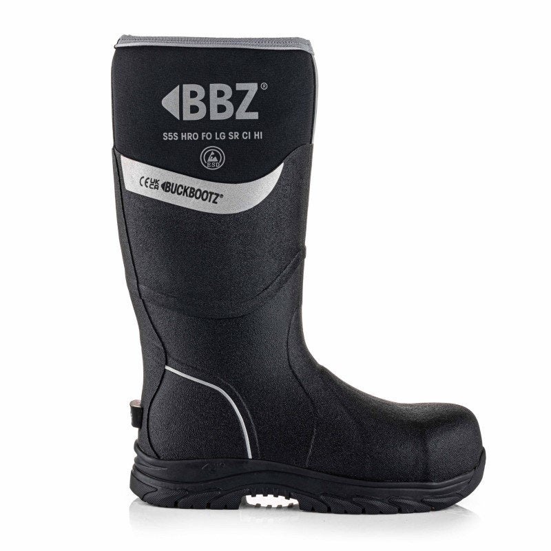 BuckBootz BBZ6000BK S5 Waterdichte Werklaarzen Zwart