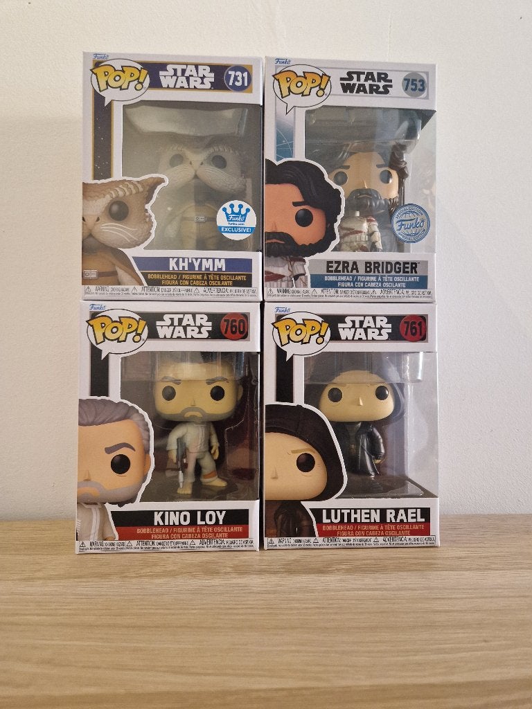 4x Funko Pop! Star Wars, Ophalen of Verzenden, Nieuw