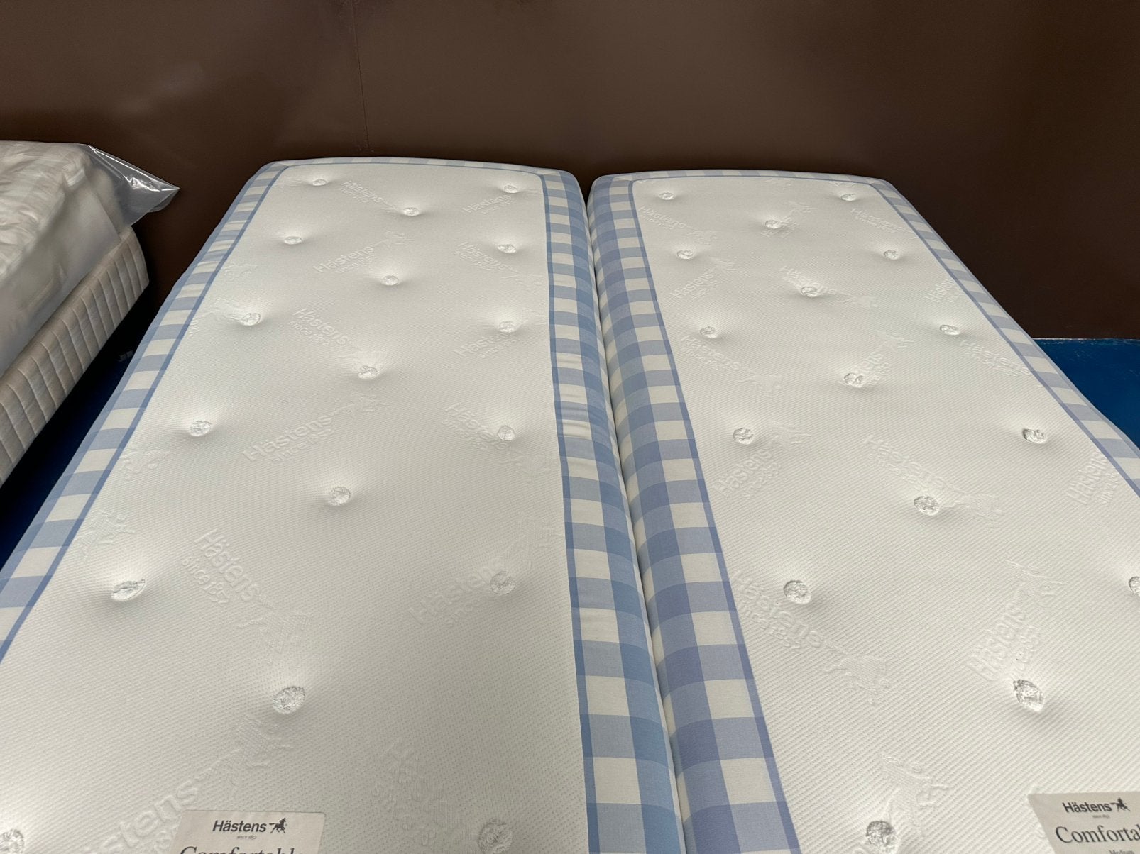 Hastens Boxspring vlak 180x210 cm – Enorme Korting, Ophalen of Verzenden