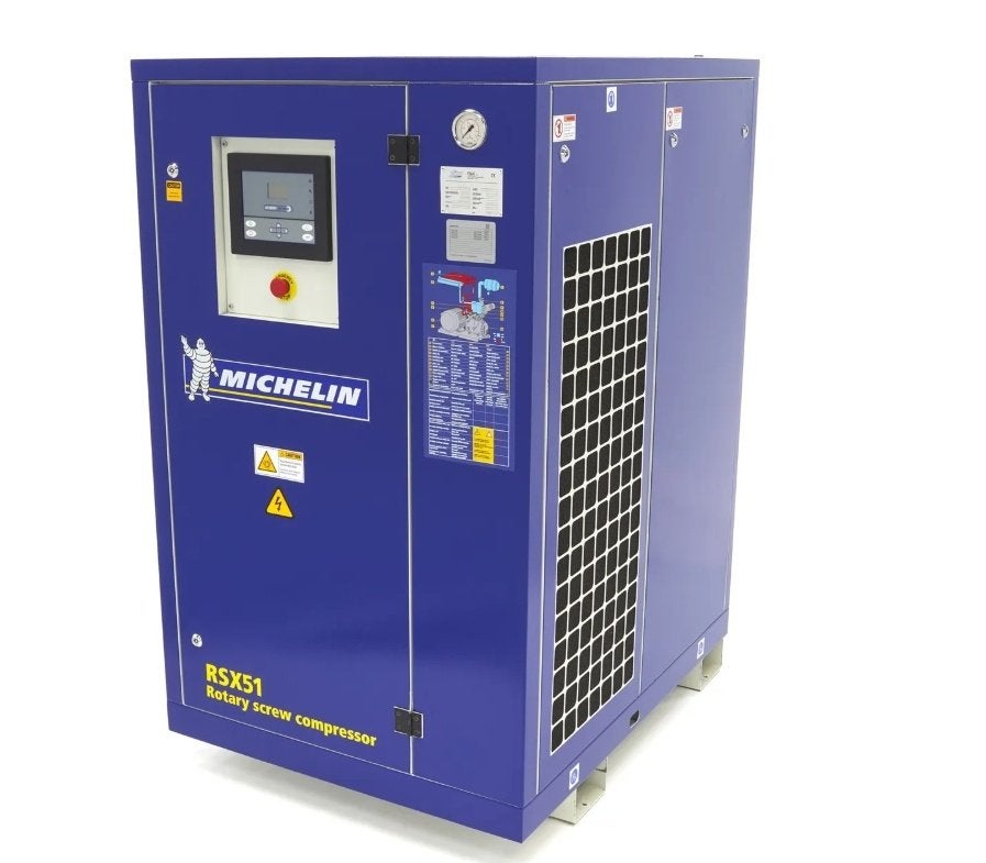 SHOWMODEL Michelin RSX 51 PK Schroefcompressor, Ophalen, 800 liter/min of meer, 10 bar of meer, Zo goed als nieuw