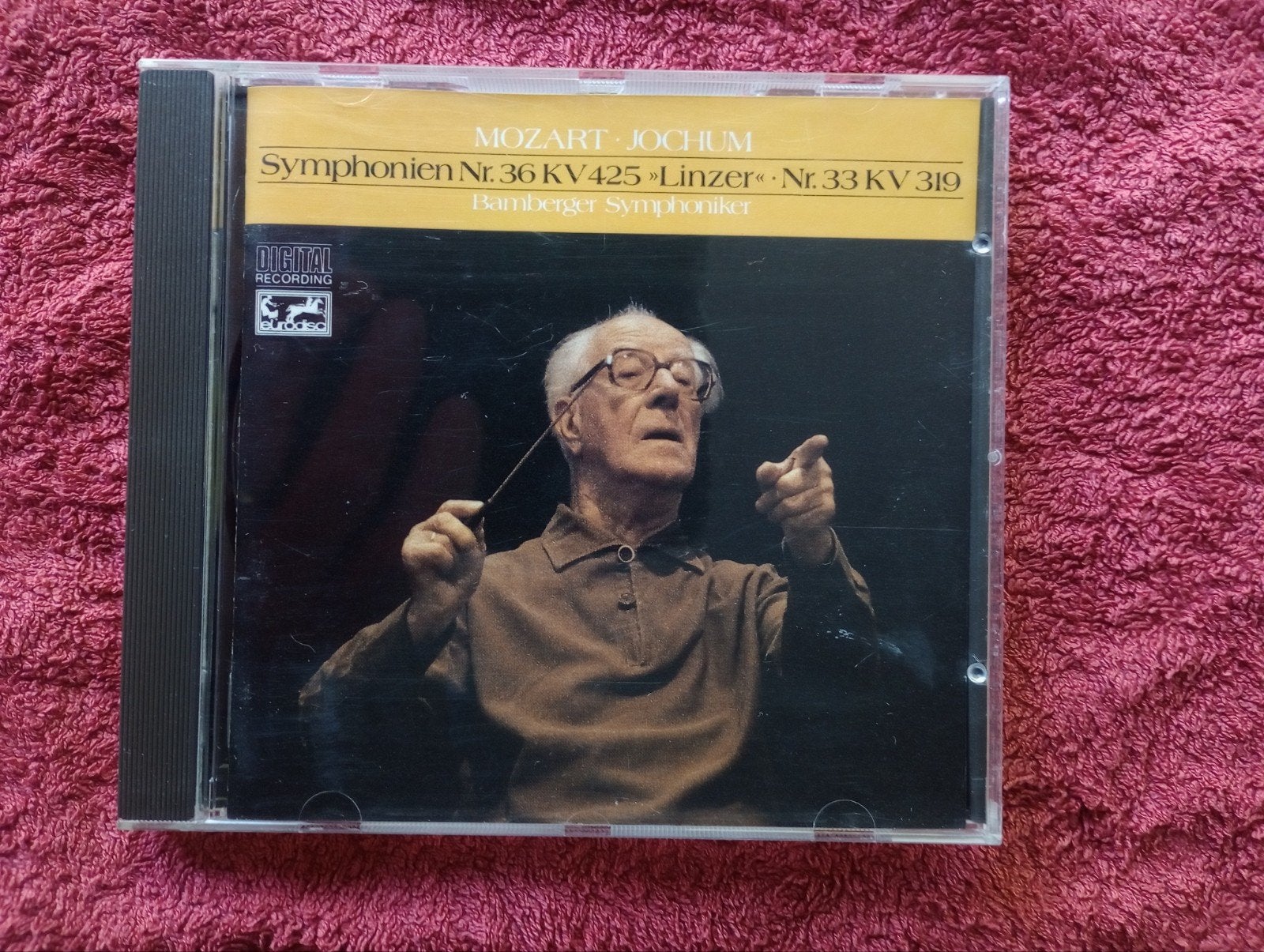Mozart Symphonie nr. 33&36 - Eugen Jochum, Ophalen of Verzenden, Classicisme, Gebruikt, Orkest of Ballet