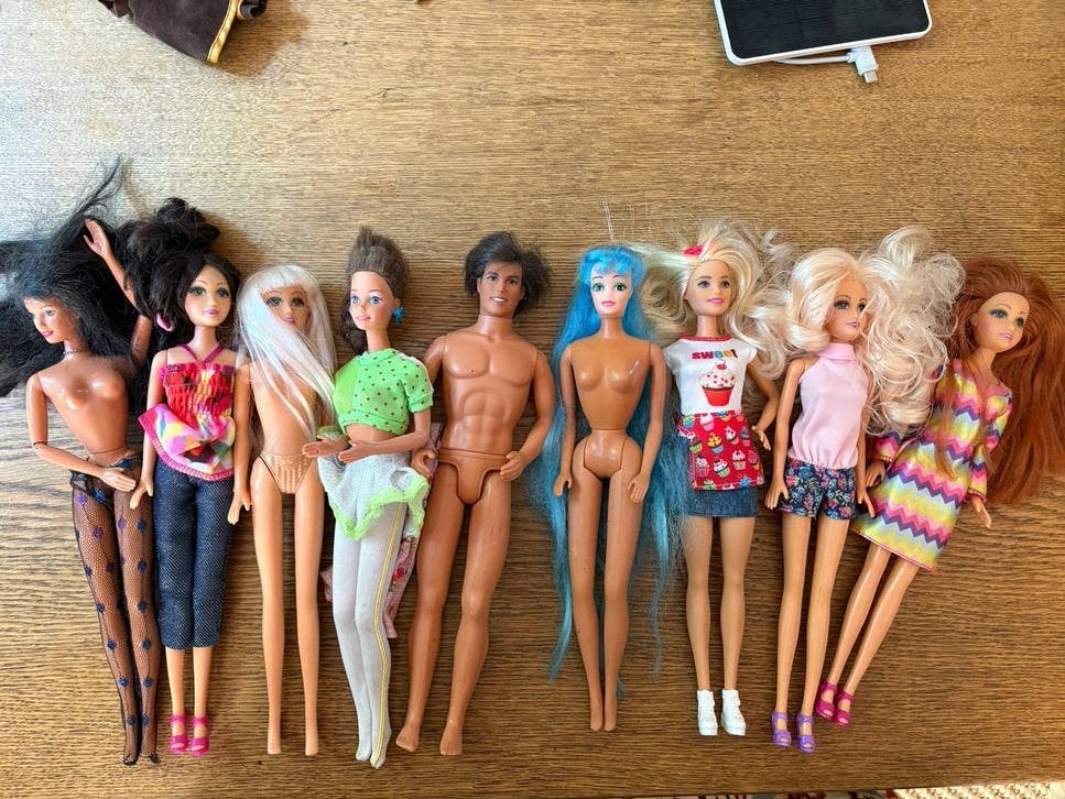 Vintage Barbies Poppen- Mattel Inc. Malaysia, Verzamelen, Ophalen of Verzenden, Gebruikt, Pop