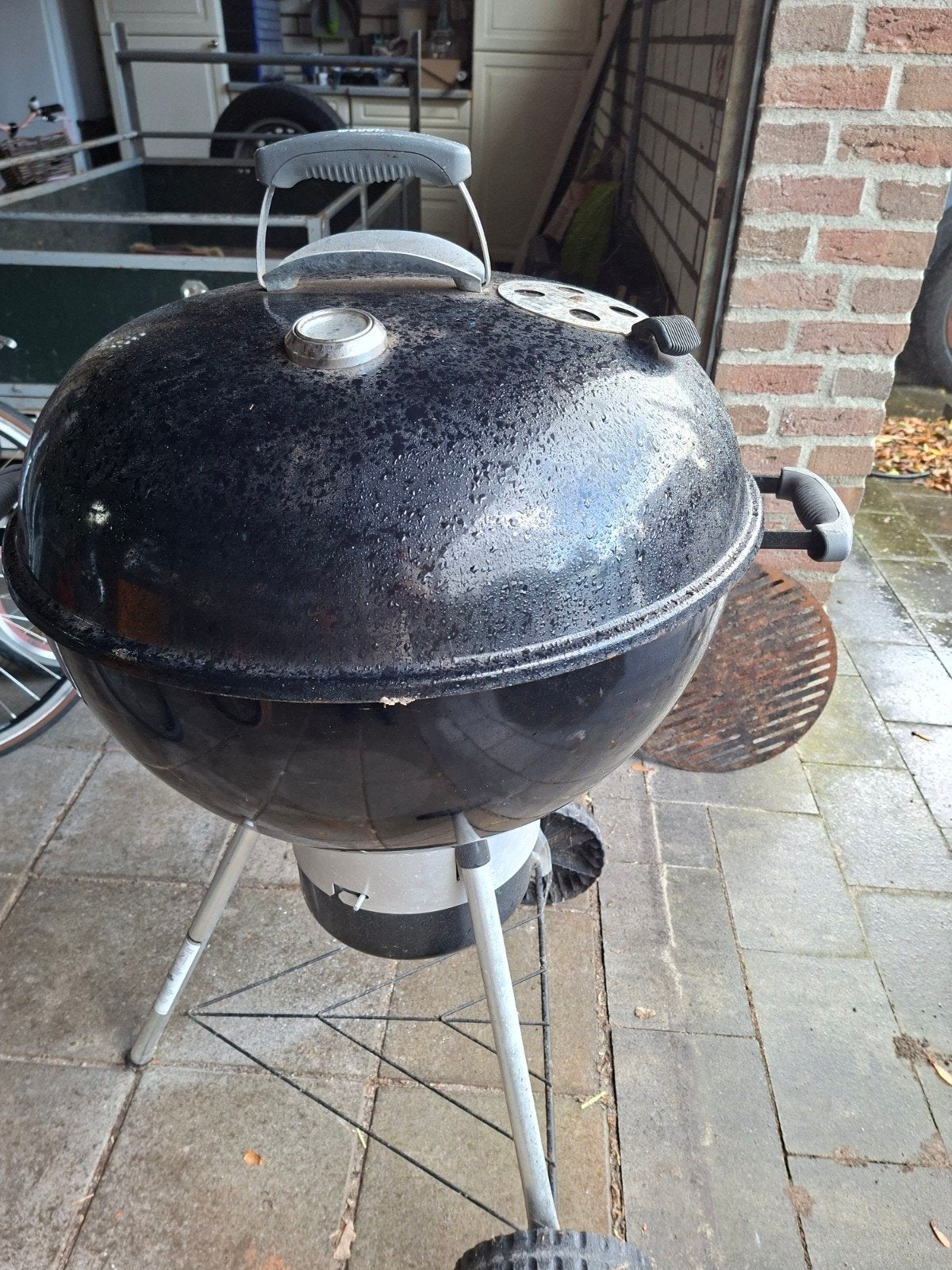 Weber Master Touch GBS 57 met gietijzeren rooster, Ophalen, Gebruikt, Weber