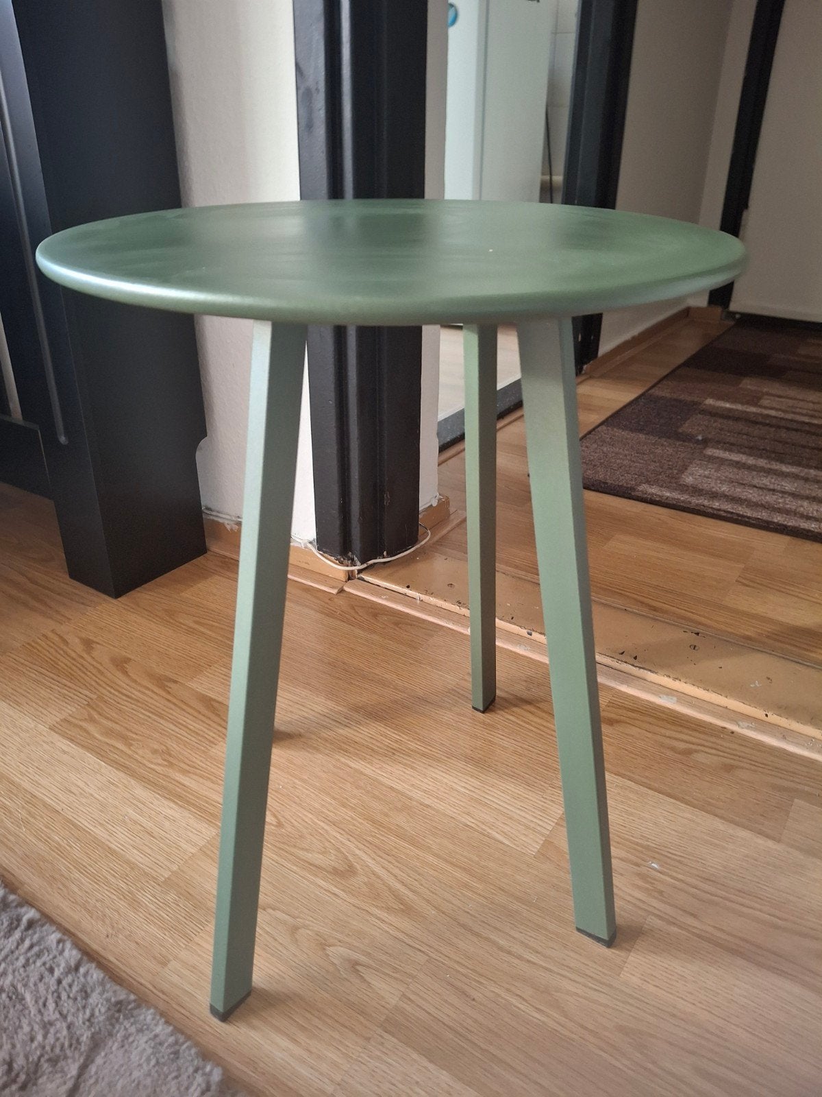 Groen buiten bijzettafeltje - 40x40x40 cm, Ophalen, Gebruikt, Vierkant, Metaal
