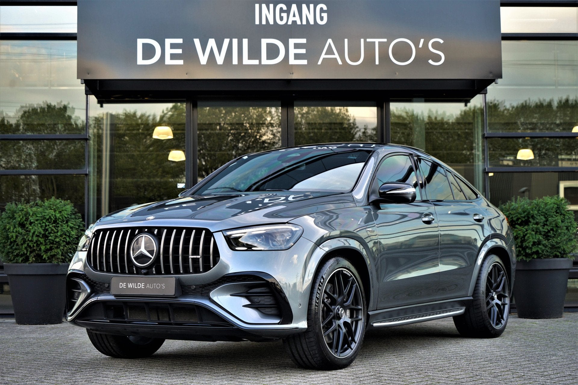 Mercedes-Benz GLE Coupé AMG 53 Hybrid 4MATIC 544pk Pano Sto, Auto's, Gebruikt, Zwart, Bedrijf, GLE Coupé