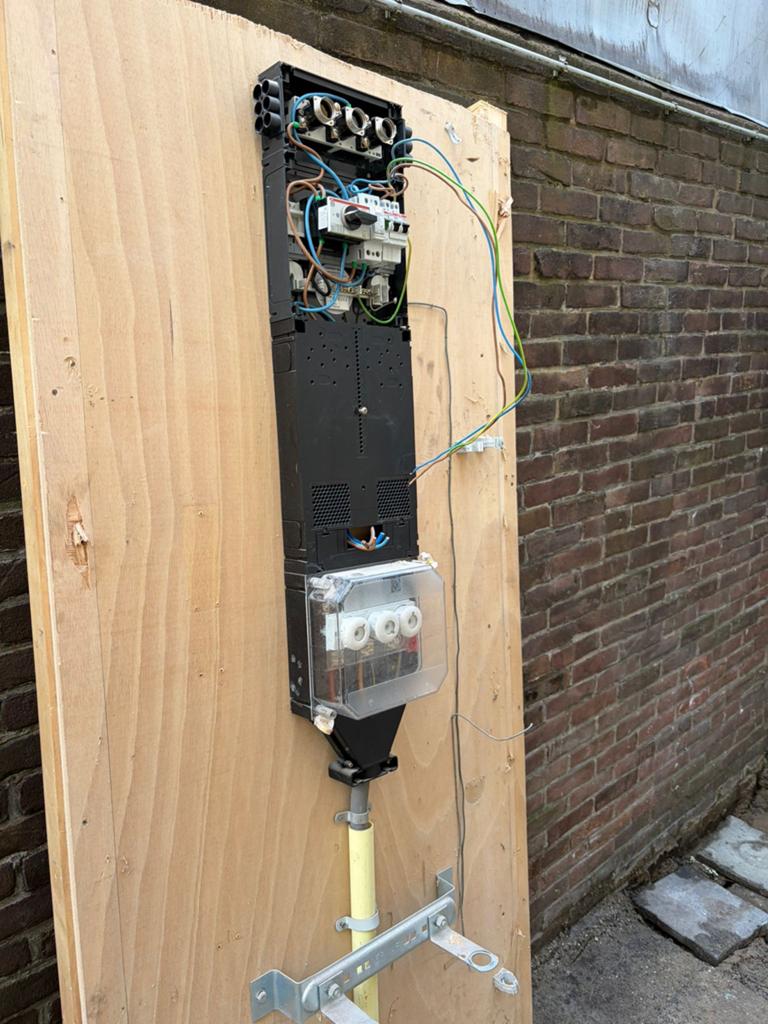 Oude meterkast gratis af te halen in Gouda centrum, Ophalen, Gebruikt