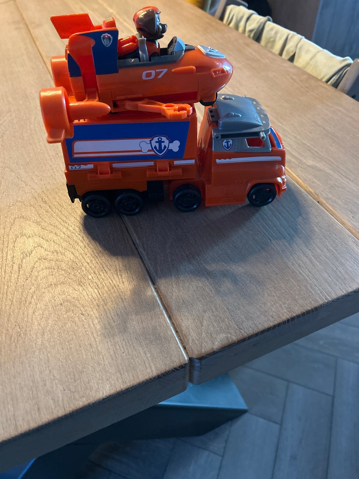 Paw Patrol Rubble's Sea Patroller en voertuig, Ophalen, Gebruikt