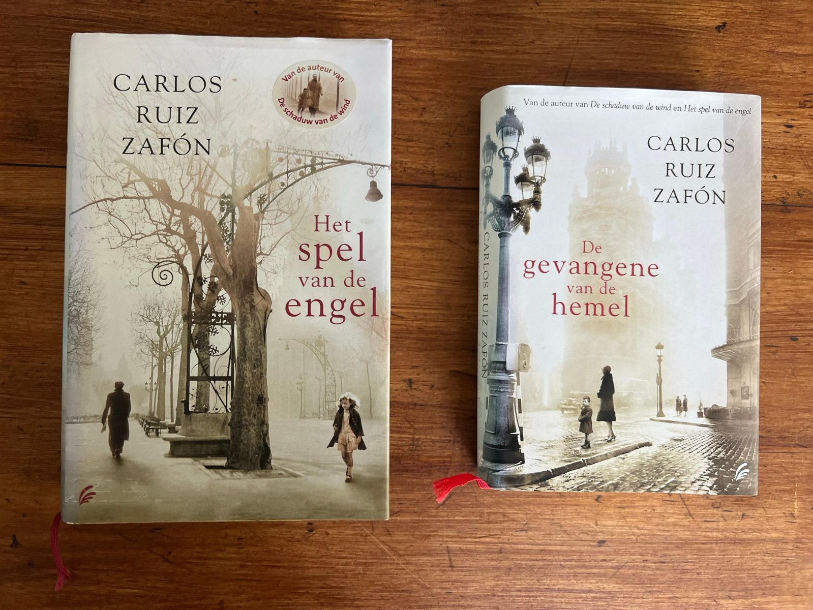 Carlos Ruiz Zafón: Het spel van de engel & De gevangene van, Ophalen of Verzenden, Gelezen, Nederland