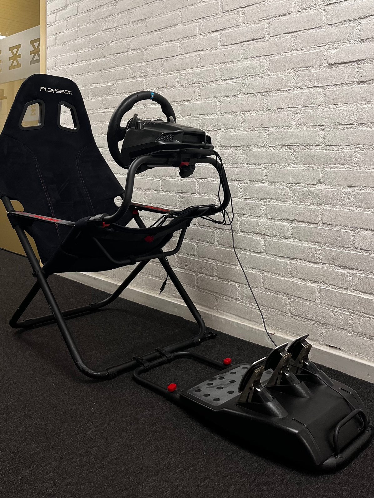 Complete Simracing Set:LogitechG29+Playseat Challenge PC/PS, Ophalen of Verzenden, Gebruikt, Stuur of Pedalen, PlayStation 3