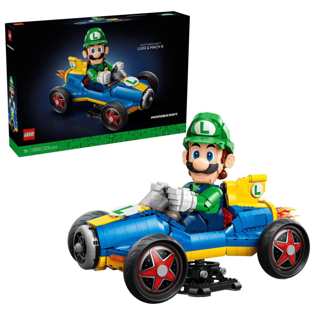 Lego Mario Kart: Luigi en Mach 8 72050, Lego, Overige thema's, Lego, Nieuw
