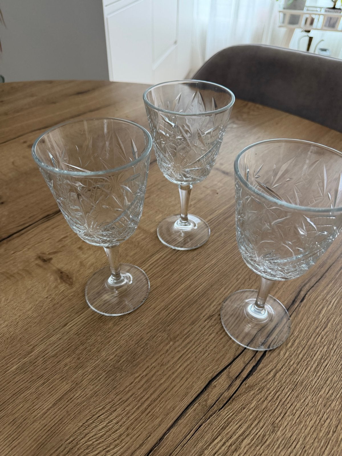 Set van 3 Blomus kristallen wijnglazen, Ophalen of Verzenden