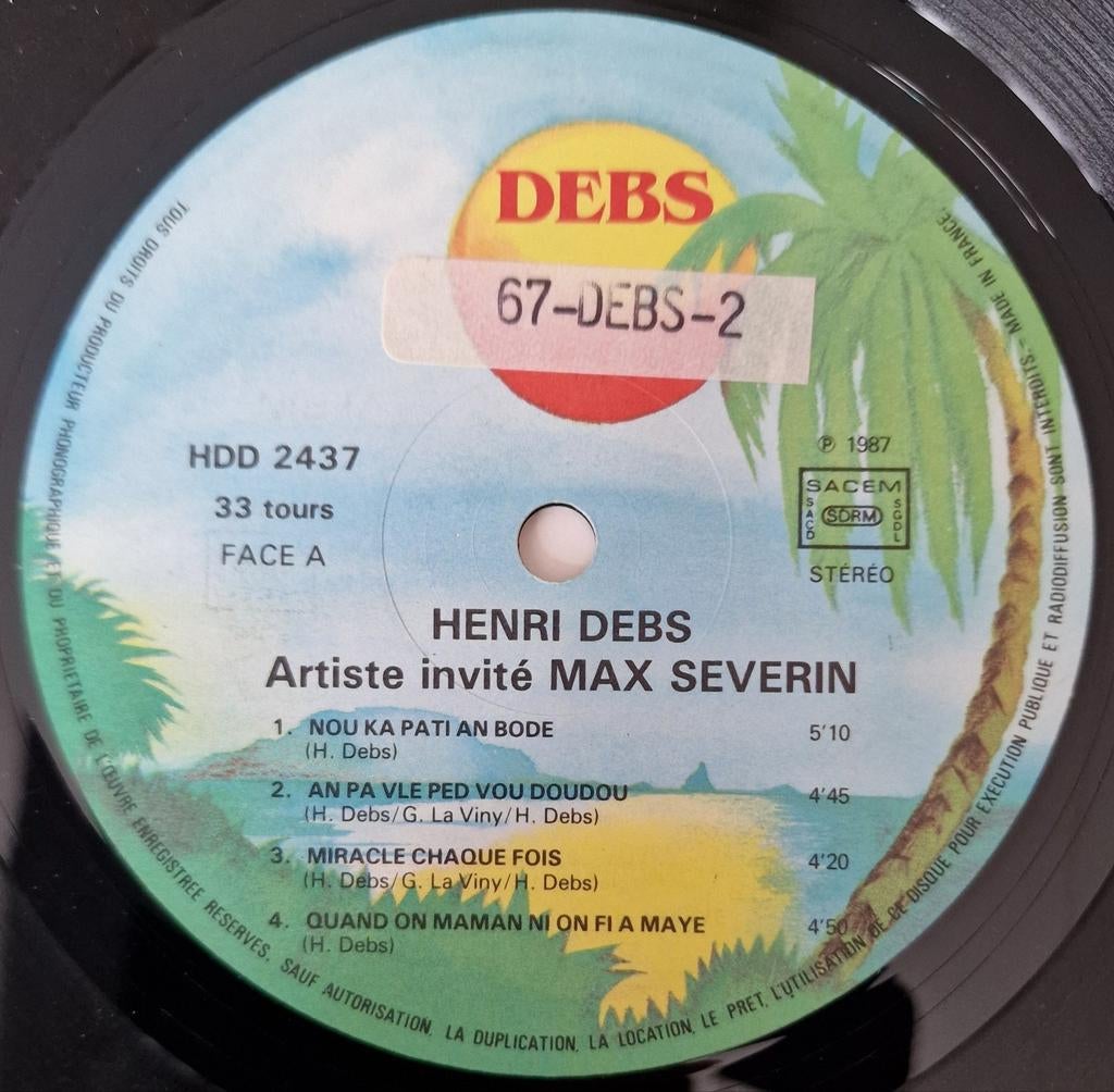 Henri Debs – 30e Anniversaire Artiste Invité Max Severin, Ophalen of Verzenden, Gebruikt, Overige formaten, Overige soorten