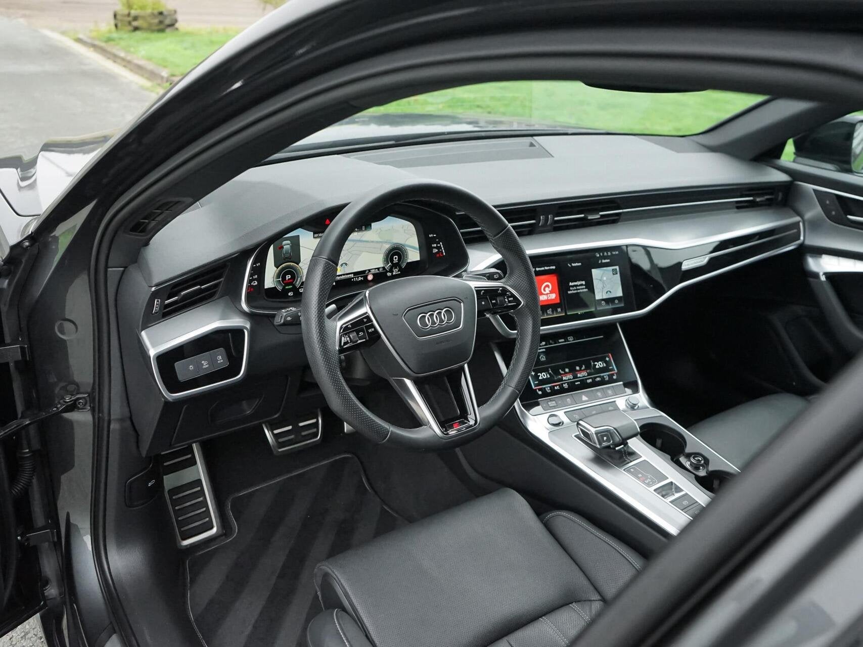 Audi A6 Avant 55 TFSI e quattro Pro Line S Competition|B&O|P, Auto's, Automaat, Gebruikt, Zwart, 4 cilinders