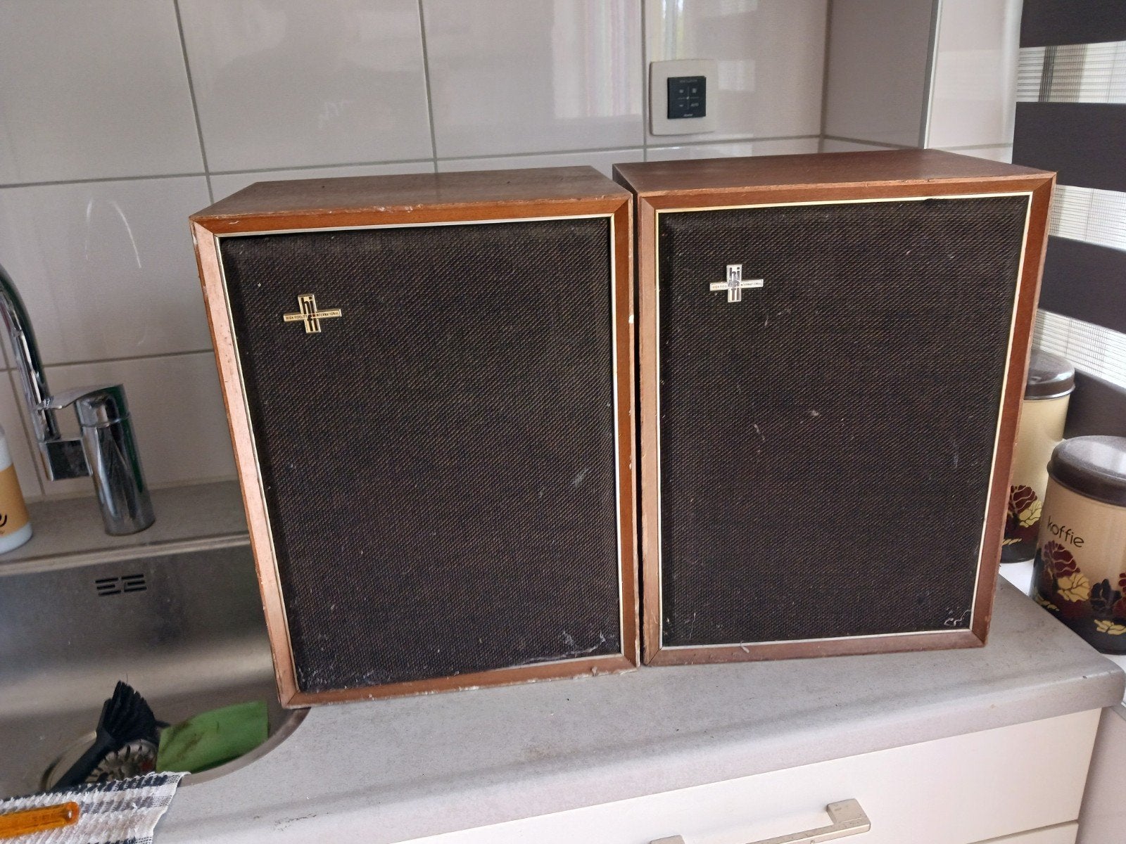 Vintage Philips 22RH423/21Z Speakers - Made in Holland, Ophalen, Stereo speakers, Philips, Gebruikt