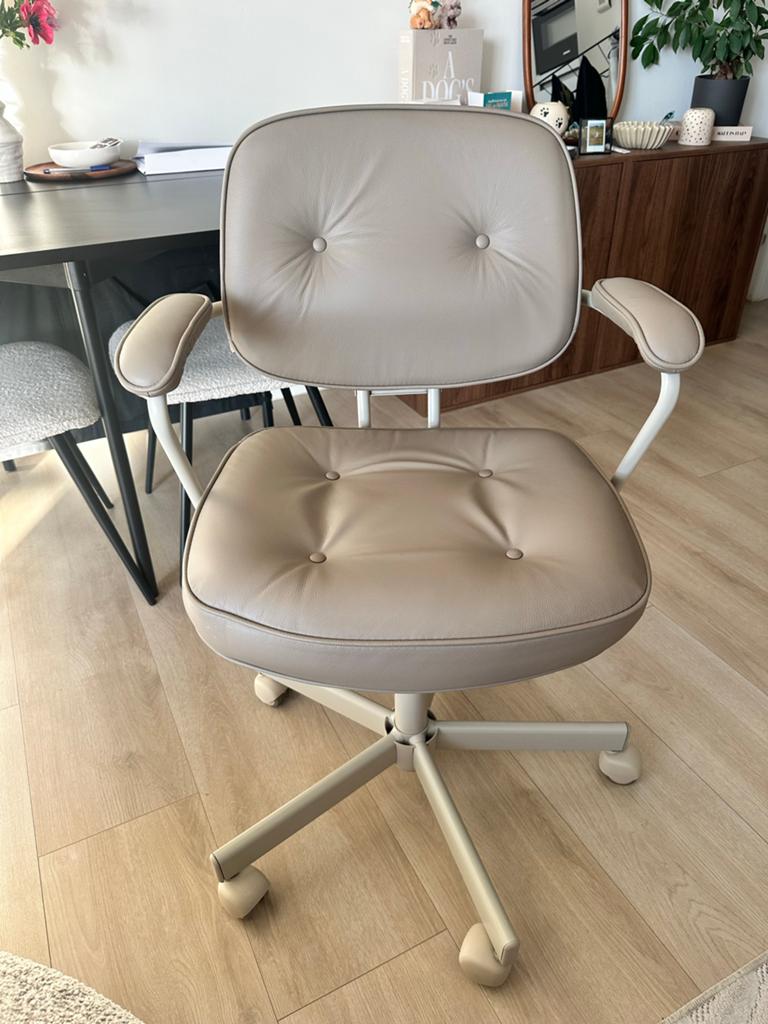 IKEA ALEFJÄLL bureaustoel, Huis en Inrichting, Bureaustoelen, Zo goed als nieuw, Bureaustoel, Beige, Ergonomisch, Ophalen