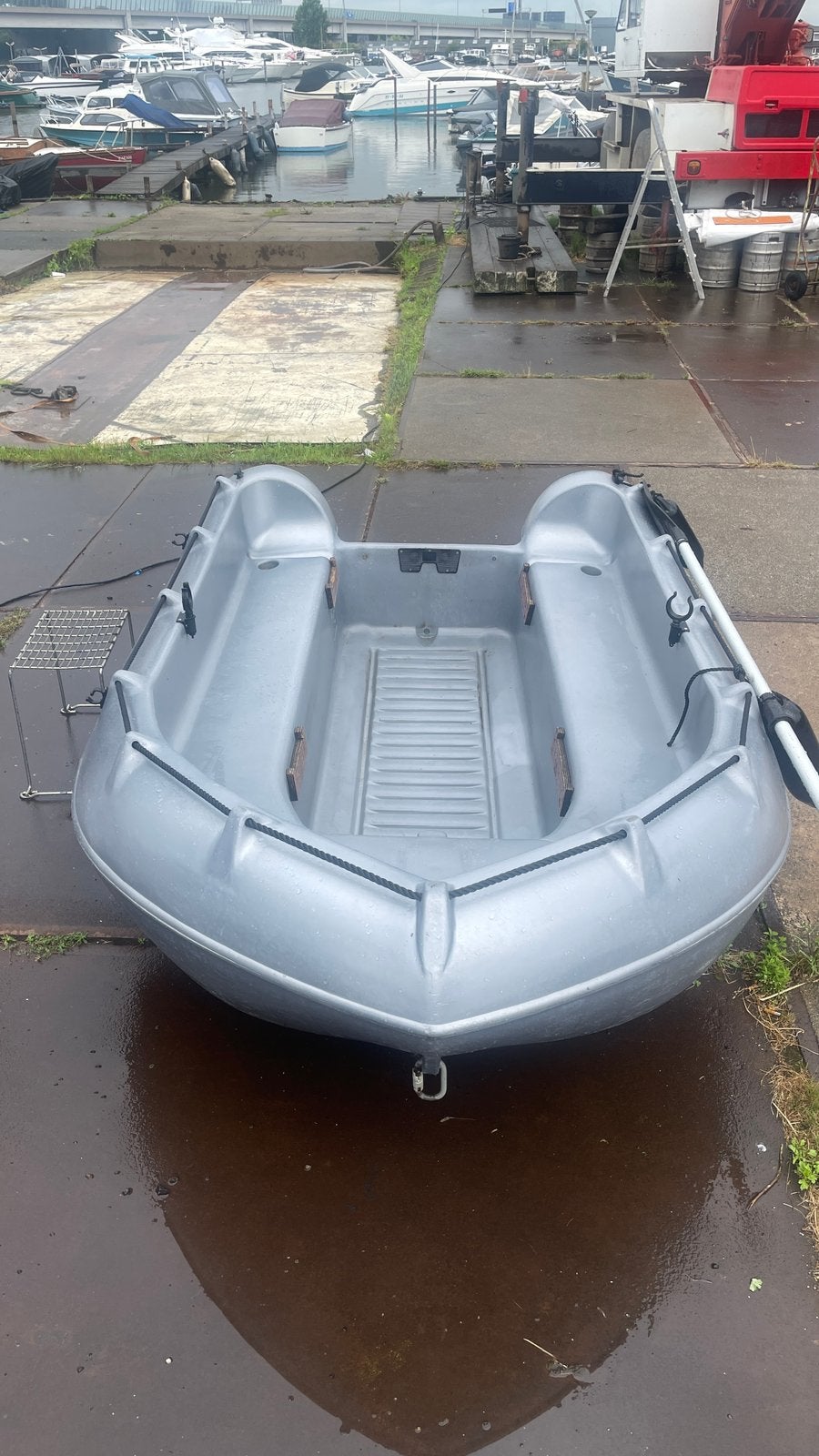 Whaly 310, Watersport en Boten, Vis- en Consoleboten, Gebruikt, Overige merken, Viertaktmotor, Benzine, Tot 10 pk, Buitenboordmotor