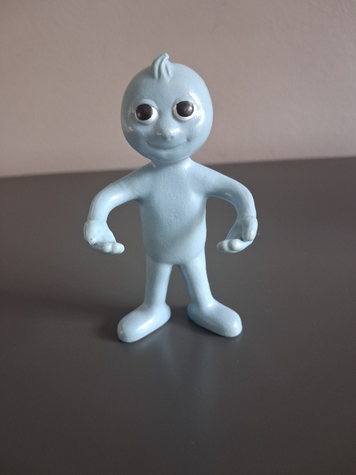 Schleich basf Blauw Poppetje, Ophalen of Verzenden