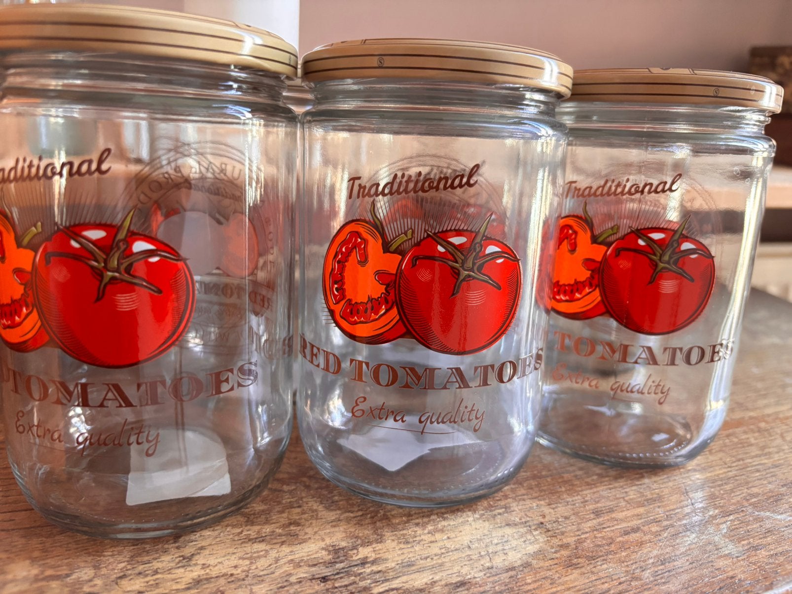 Inmaakpot tomaten 660 ml, Huis en Inrichting, Glas, Nieuw, Ophalen of Verzenden, Voorraadpot