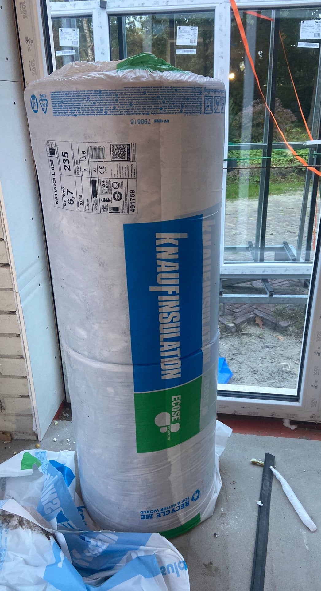 Knaufisulation., Minder dan 4 cm, Overige materialen, Ophalen of Verzenden, Zo goed als nieuw