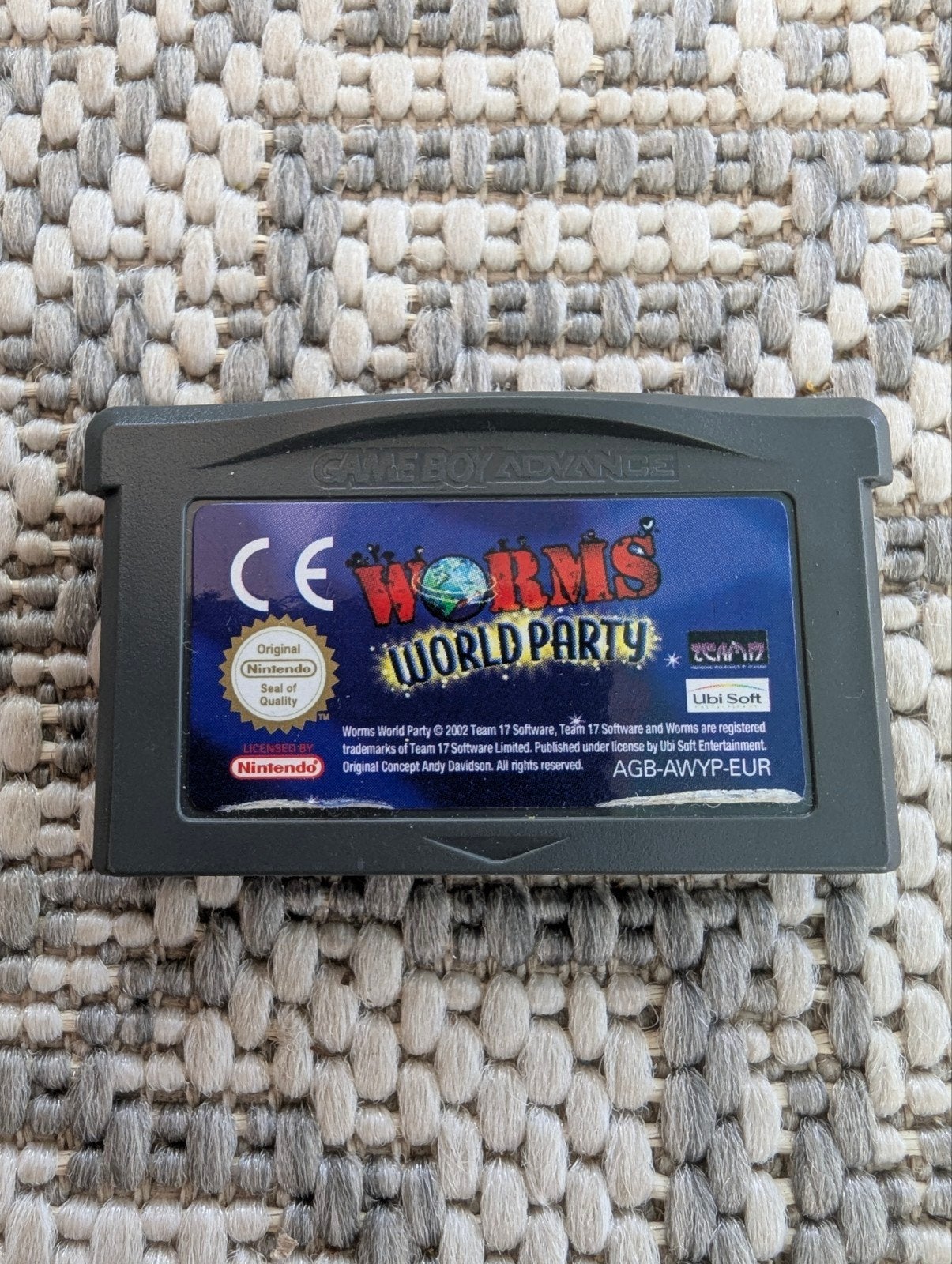 Worms World Party Game Boy Advance (GBA), Spelcomputers en Games, Games | Nintendo Game Boy, Gebruikt, Verzenden, 1 speler, Strategie en Constructie