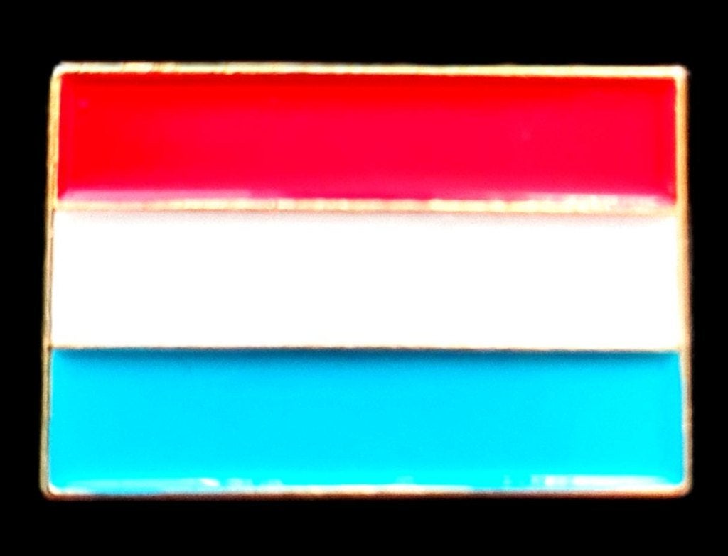 Nederlandse vlag pin-rood-wit-lichtblauw- gelakt, Verzenden, Nieuw, Transport, Speldje of Pin
