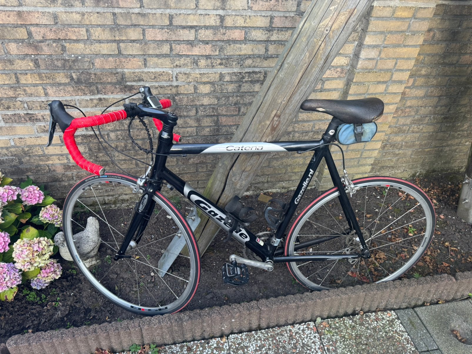 Gazelle racefiets, Fietsen en Brommers, Fietsen | Racefietsen, Ophalen, Minder dan 10 versnellingen, Aluminium, Zo goed als nieuw