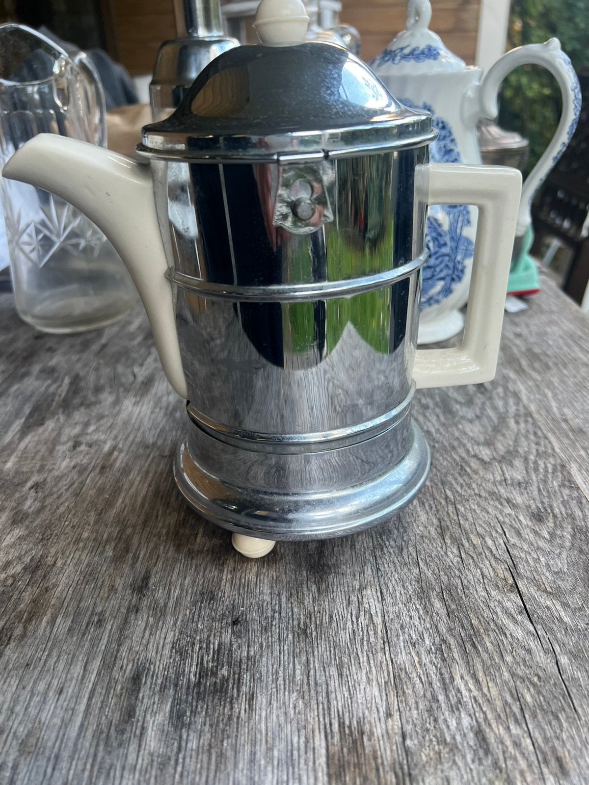 Schattig vintage koffiepotje, Ophalen of Verzenden