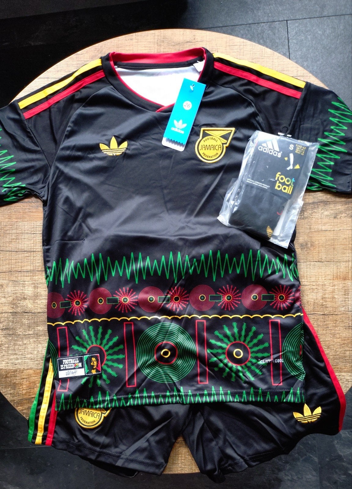 WK tenue Jamaica maat 152, Maat XS of kleiner, Ophalen of Verzenden, Shirt