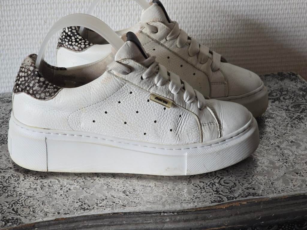Maruti dames sneakers wit met dierenprint, maat 36, Wit, Ophalen of Verzenden, Sneakers of Gympen, Maruti