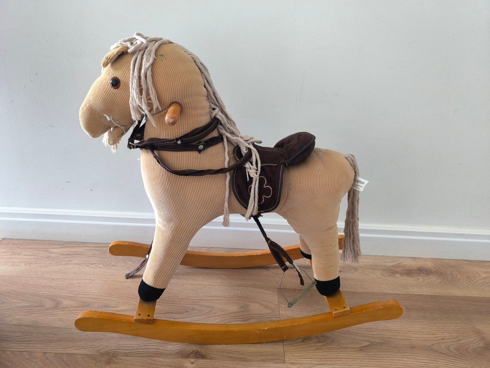 Schattig hobbelpaard voor uren speelplezier, Ophalen of Verzenden, Gebruikt, Jongen of Meisje