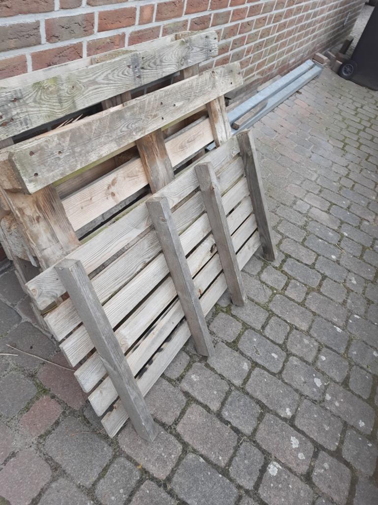 Pallets, Ophalen, Overige houtsoorten, Minder dan 200 cm, Pallet