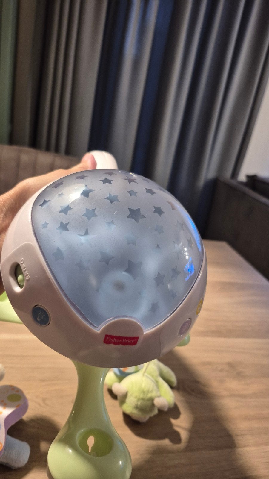 Fisher-Price Mobiel met Projector en Muziek, Ophalen, Zo goed als nieuw, Overige typen, Met licht
