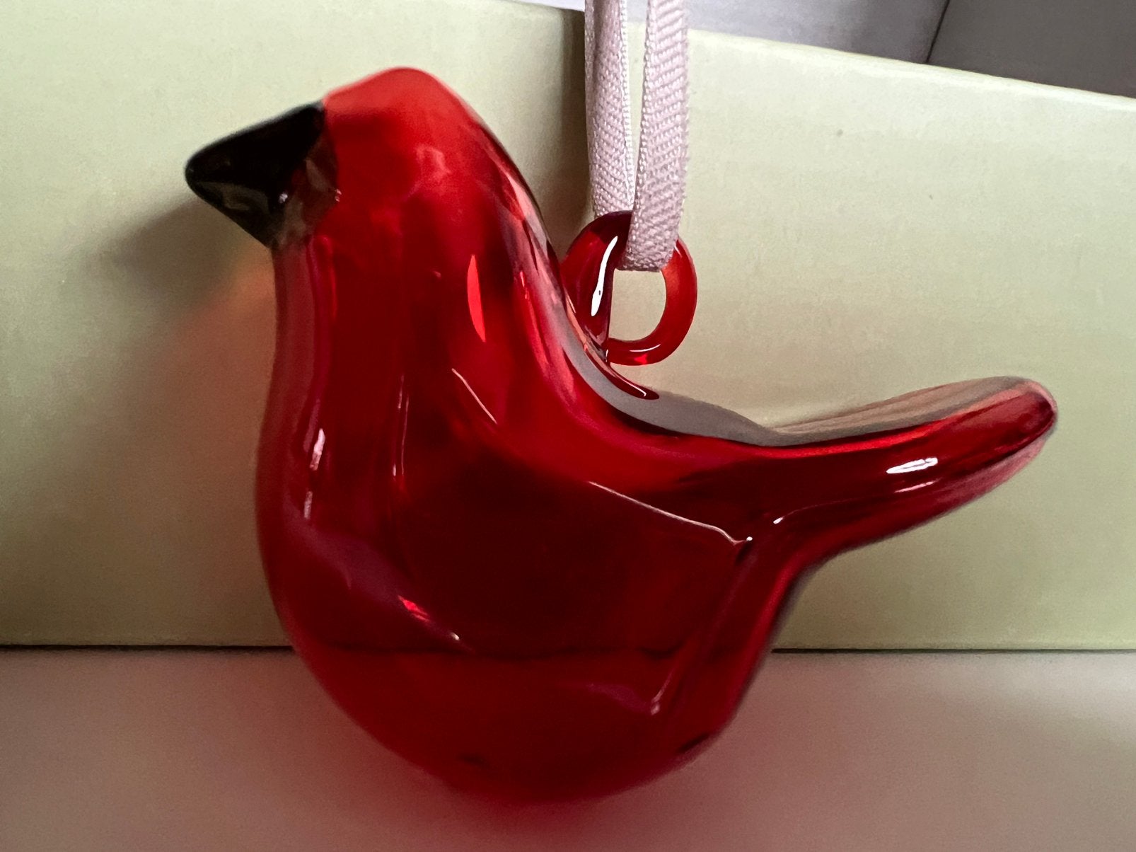 Set 3 Iittala Oiva Toika Mini Birds Fly Catcher Rood, Ophalen of Verzenden, Object, Glas