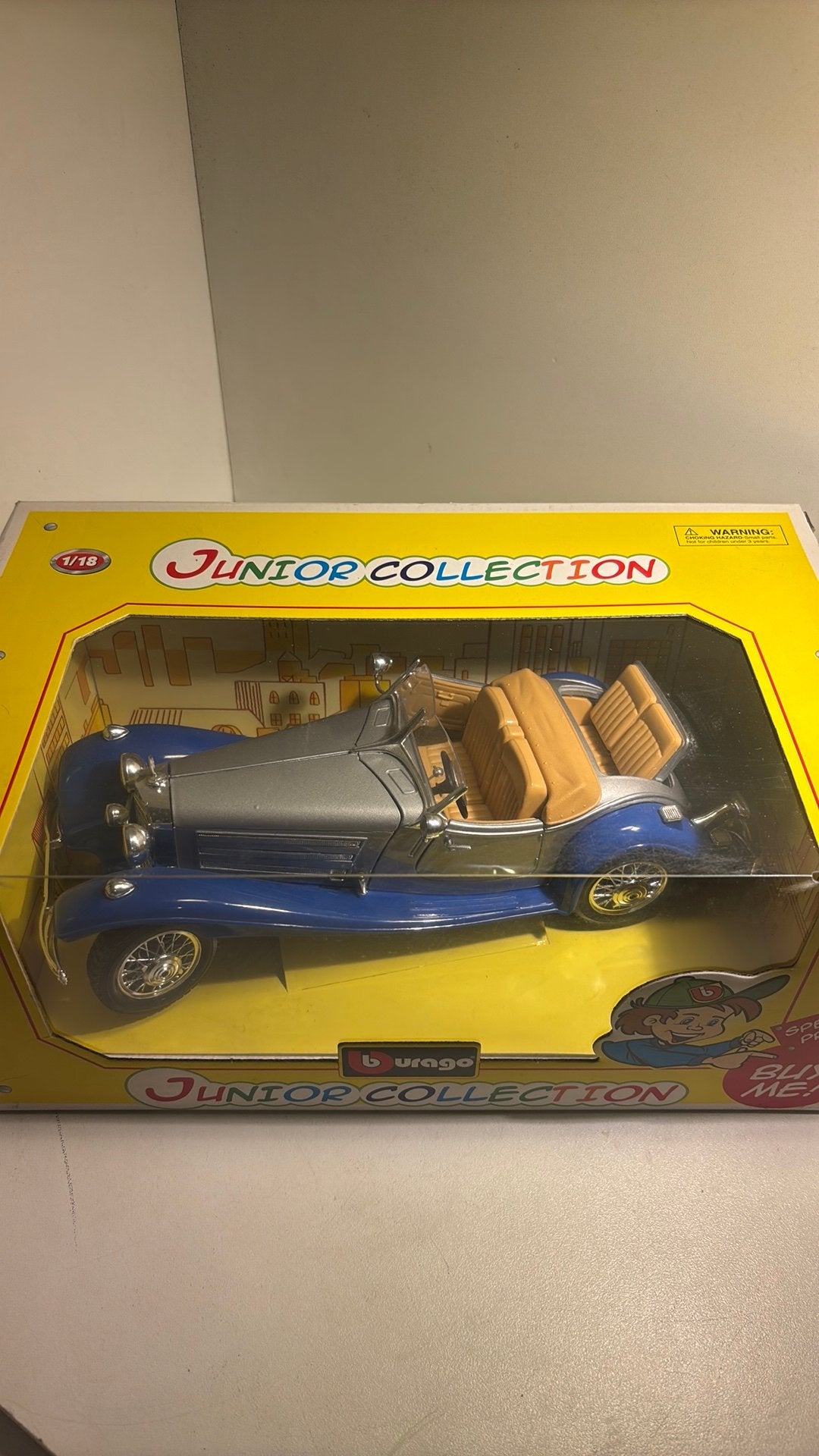 Mercedes benz 500 k junior collection bburago 1.18, Hobby en Vrije tijd, Ophalen of Verzenden, Bburago, A, A